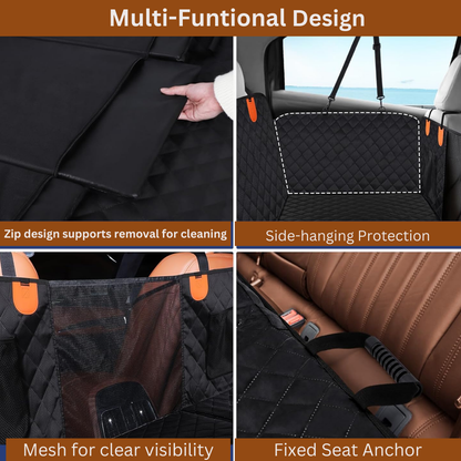 Hard Bottom 4-in-1 Dog Car Seat Shield