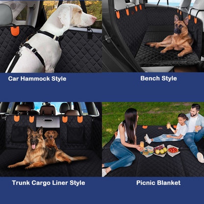 Hard Bottom 4-in-1 Dog Car Seat Shield